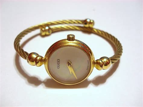 gucci vintage watch bangle|vintage gucci watch 1980s.